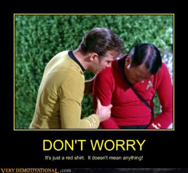 star trek red shirt joke